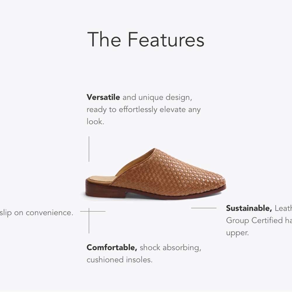 Nisolo AMA Woven Tan Mules - Picture 3 of 11
